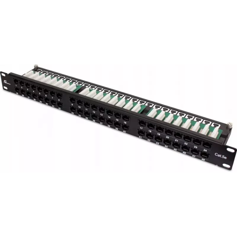 GETFORT PGF-5EUTP48-B9 patch panel UTP Cat.5e 48 port 2U 19