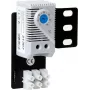 GETFORT GF-T rackový termostat ventilátora, 230V AC, 0-60°C, DIN lišta, RAL 7035