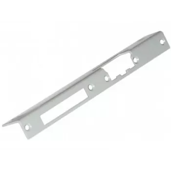 ELEKTRA-PLUS šikmý dlhý pravý kľučkový štít dverí, hnedý, 240x40 mm, oceľ, lakovaný, pre zámok s europrofilovým cylindrom, nástenná montáž, interiérové dvere, séria 2423
