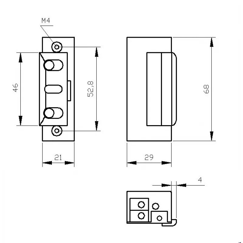 ELEKTRA-PLUS R4 elektrický otvárač dverí s blokovaním 24V 7520