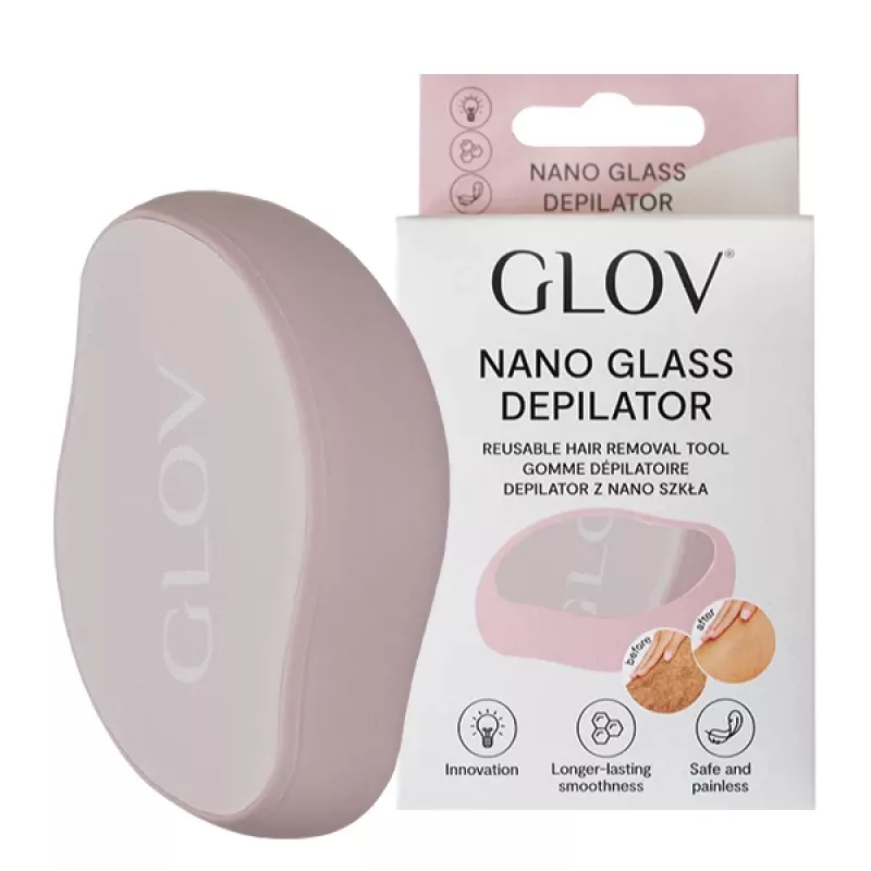 GLOV depilátor s nano sklom ružový