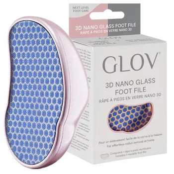 GLOV nano sklenený pilník na nohy čierny