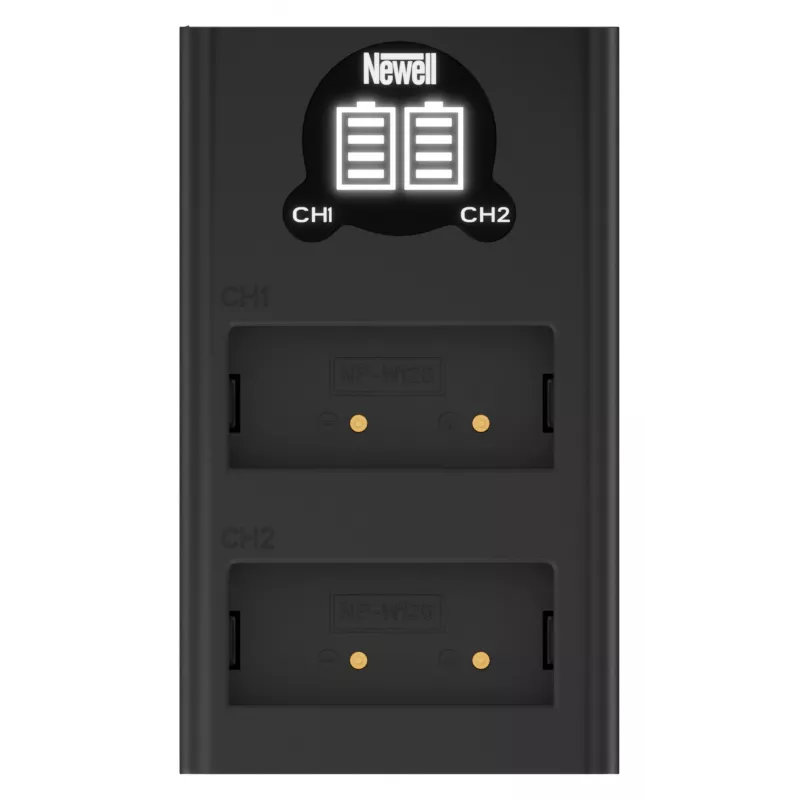 Newell Dual-Channel DL-USB-C nabíjačka pre batérie Fujifilm NP-W126