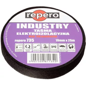 REPERO 735 Industry výstražná páska 25mm x 25m bielo-čierna