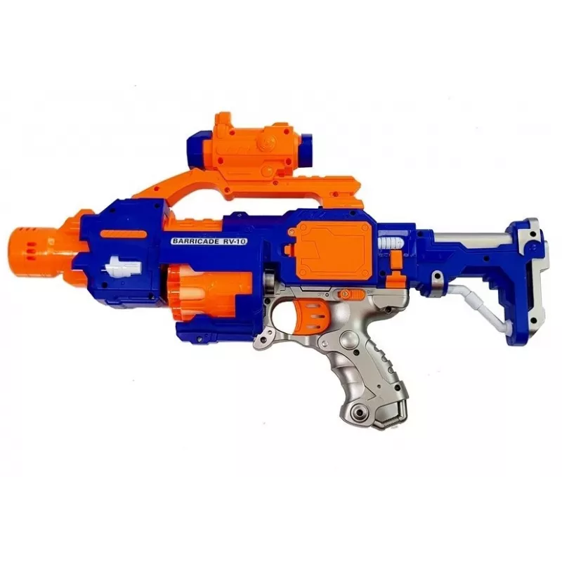 LEAN TOYS Penová puška s otočným terčom 45 cm