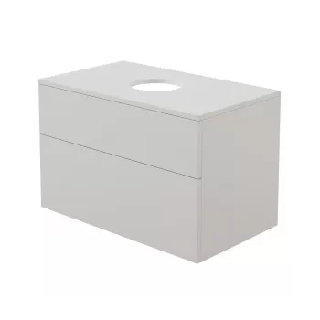 DEANTE CREA Umývadlová skrinka s umývadlovou doskou 600x450x570 mm biela MDF/keramika
