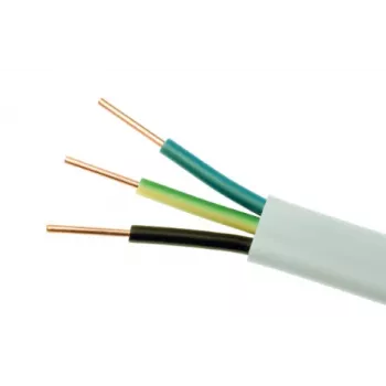 ELEKTROKABEL YDYp 3x1,5mm2 plochý kábel 450/750V 100m biely
