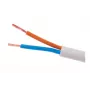 ELEKTROKABEL OMY 2x1mm² H03VV-F elektrický kábel biely 100m