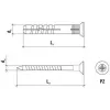 WKRĘT-MET Rapid Montážna hmoždinka SM-06040 6 x 40 mm 200 kusov
