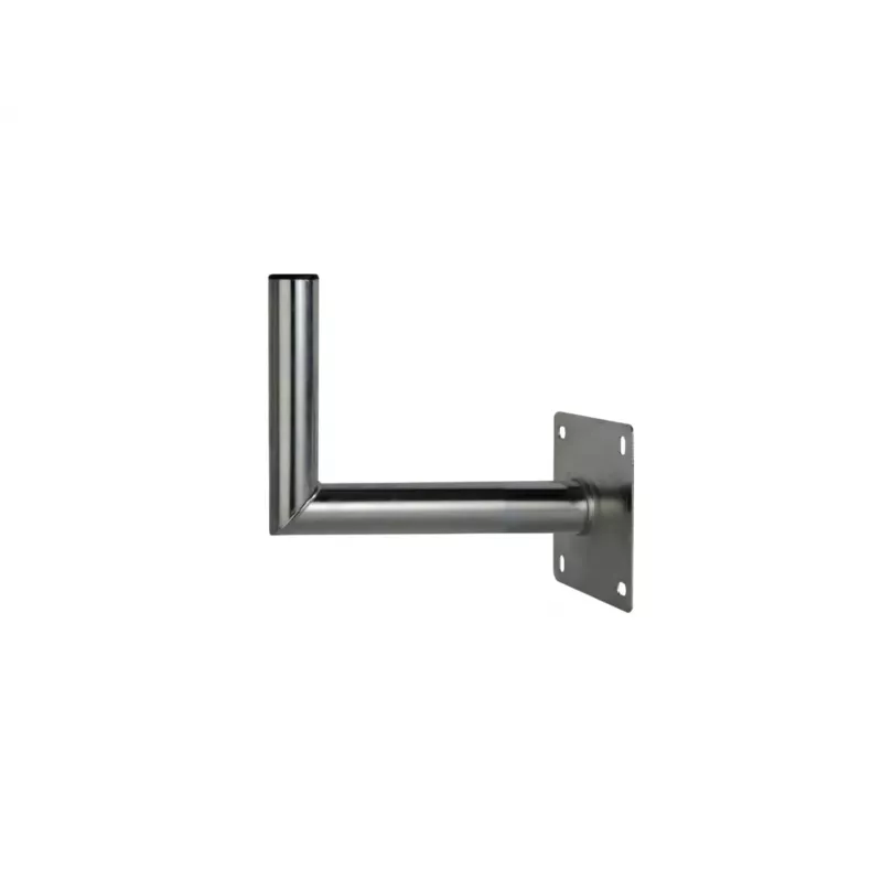 CORAB USL-48/250AL Uhlová nástenná konzola pre 48mm stožiar, 250mm vyloženie, hliník, strieborná