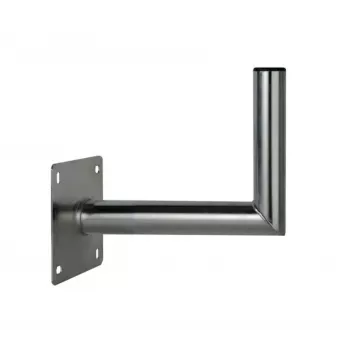 CORAB USL-48/250AL Uhlová nástenná konzola pre 48mm stožiar, 250mm vyloženie, hliník, strieborná