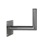 CORAB USL-48/250AL Uhlová nástenná konzola pre 48mm stožiar, 250mm vyloženie, hliník, strieborná