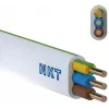 NKT instal PLUS YDYp 3x2,5 mm² elektrický kábel 100m biely