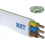 NKT instal PLUS YDYp 3x2,5 mm² elektrický kábel 100m biely