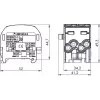 SIMET SCB 25-2 Al/Cu 80-120 SIMBLOCK rozvodný blok - sivý 81505002