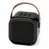 LEAN karaoke set Bluetooth reproduktor dva mikrofóny LED svetlá čierny