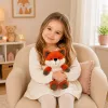 LEAN TOYS plyšová líška plyšová hračka mäkká plyšová hračka 28 cm