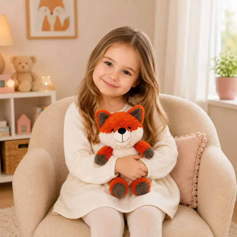 LEAN TOYS plyšová líška plyšová hračka mäkká plyšová hračka 28 cm