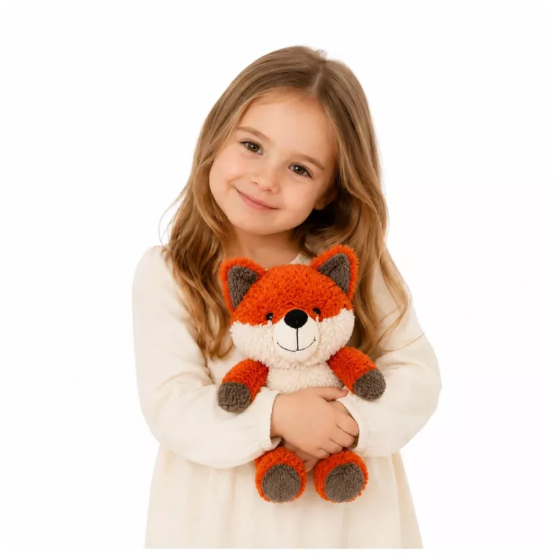 LEAN TOYS plyšová líška plyšová hračka mäkká plyšová hračka 28 cm