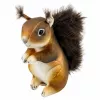 LEAN TOYS plyšová veverička maskot plyšová hračka realistická hnedá 22 cm