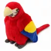 LEAN TOYS plyšový papagáj ara exotický vták maskot plyšová hračka červená 24 cm
