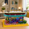 LEAN TOYS stavebnica Titanic loď na koralovom útese 3892 dielov