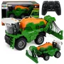 LEAN TOYS kombajn s funkciou postreku, svetlá, zvuky, 1:24
