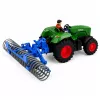 LEAN TOYS RC zelený traktor s valcom a farmárom 1:24 na diaľkové ovládanie