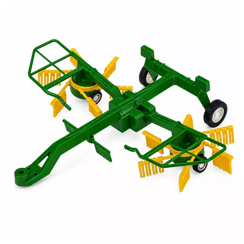 LEAN TOYS na diaľkové ovládanie traktor s hrabľami na seno RC svetlá 1:24