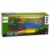 LEAN TOYS RC traktor s pluhom a farmárom, na diaľkové ovládanie, svetlá, zelený, 1:24