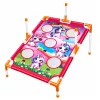 LEAN TOYS 4-in-1 jednorožec hra hádzania na cieľ s krúžkami a diskami