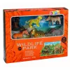 LEAN TOYS sada figúrok divých zvierat leopard tiger slon kôň park 3D doska