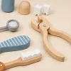 LEAN TOYS drevená zubárska sada malý zubár