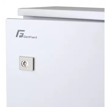 Getfort Hermetic 10-palcový 9U nástenný rack rozvádzač 330x230 mm IP54 svetlosivý