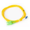 GETFORT SM SC/APC na LC/UPC duplex optický patch kábel 3m (9,84ft) LSZH žltý
