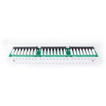 GETFORT PGF-5EUTP24-B5-G patch panel UTP Cat.5e 24 port sivý 1U montáž do racku