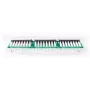 GETFORT PGF-5EUTP24-B5-G patch panel UTP Cat.5e 24 port sivý 1U montáž do racku