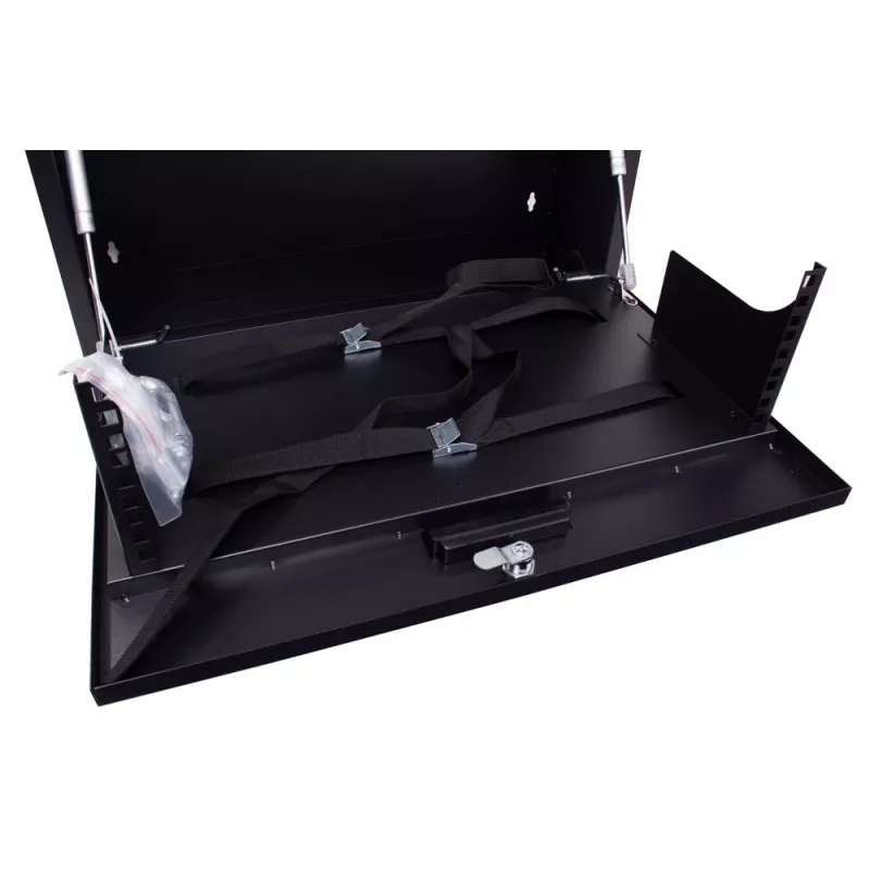 GETFORT WGF02-60/50/21-H-WSB 2U CCTV rack-skriňa 600x540x210mm čierna VESA