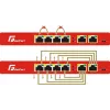 GETFORT GF-106-4PG-S-65 5-portový Gigabit PoE+ switch (4 PoE+ porty, 65W, 1 SFP) Desktop/Wall-Mount