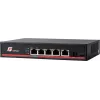 GETFORT GF-106-4PG-S-65 5-portový Gigabit PoE+ switch (4 PoE+ porty, 65W, 1 SFP) Desktop/Wall-Mount