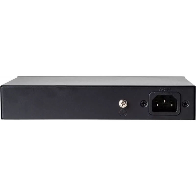 GETFORT GF-106-4PG-S-65 5-portový Gigabit PoE+ switch (4 PoE+ porty, 65W, 1 SFP) Desktop/Wall-Mount