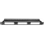 Getfort 1U 24-portový modulárny patch panel čierny