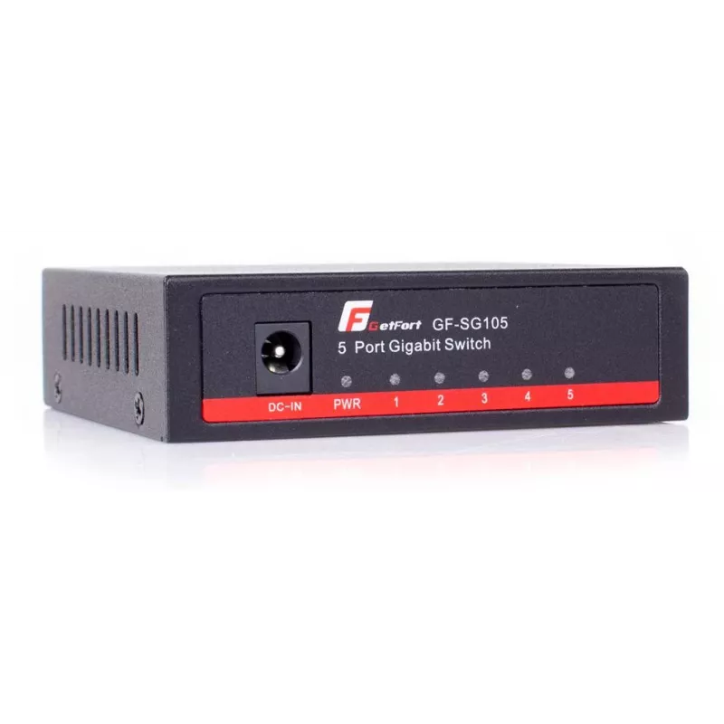 GETFORT SG105 5-portový Gigabit Ethernet desktopový switch