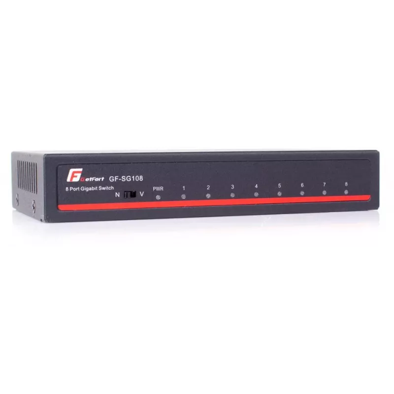 GETFORT SG108 8-portový Gigabit Ethernet desktopový switch