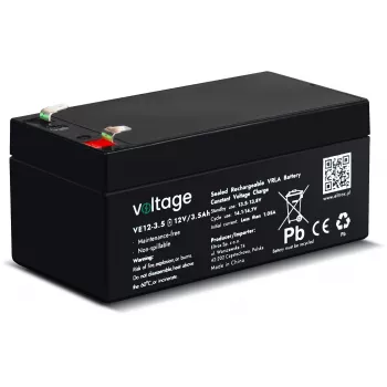 VOLTAGE AGM batéria 12V 3,5Ah VE12-3.5 (životnosť 6-9 rokov)