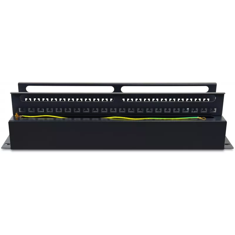Getfort 3U 22x Schuko rozvodný panel 230V 16A 2m kábel čierny