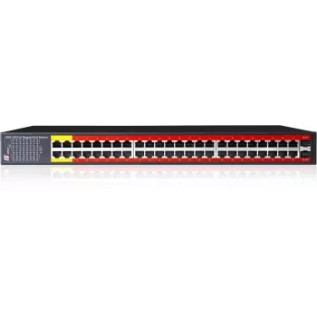 GETFORT GF-148-48PG-2S-800 Managed PoE+ switch 48 gigabitových portov + 2 SFP 800W