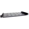 Getfort univerzálny 19-palcový 1U 170mm rackový plech čierny