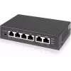 EasyCam EC-POE-SW42 6-portový PoE switch (4 PoE + 2 uplink) 60W