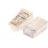 GETFORT RJ45 Cat.6A tienený konektor samec s vodičom, 8P8C, 100 kusov